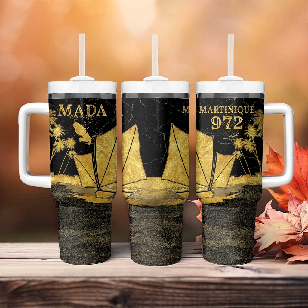 Mada Martinique Tumbler With Handle Martinique Yole Gold