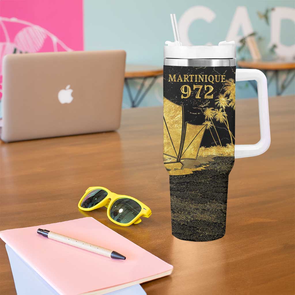 Mada Martinique Tumbler With Handle Martinique Yole Gold