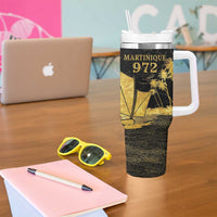 Mada Martinique Tumbler With Handle Martinique Yole Gold