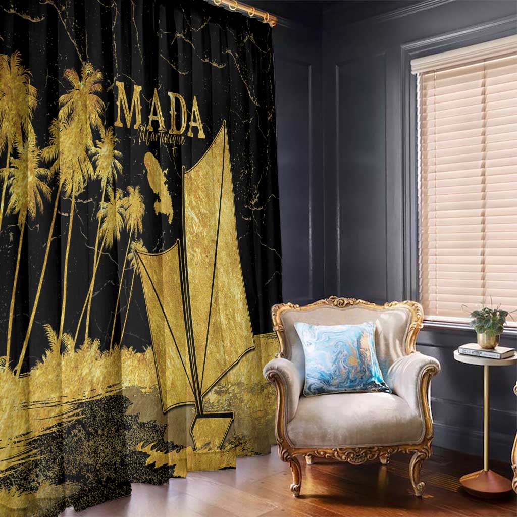 Mada Martinique Window Curtain Martinique Yole Gold