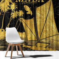 Mada Martinique Window Curtain Martinique Yole Gold