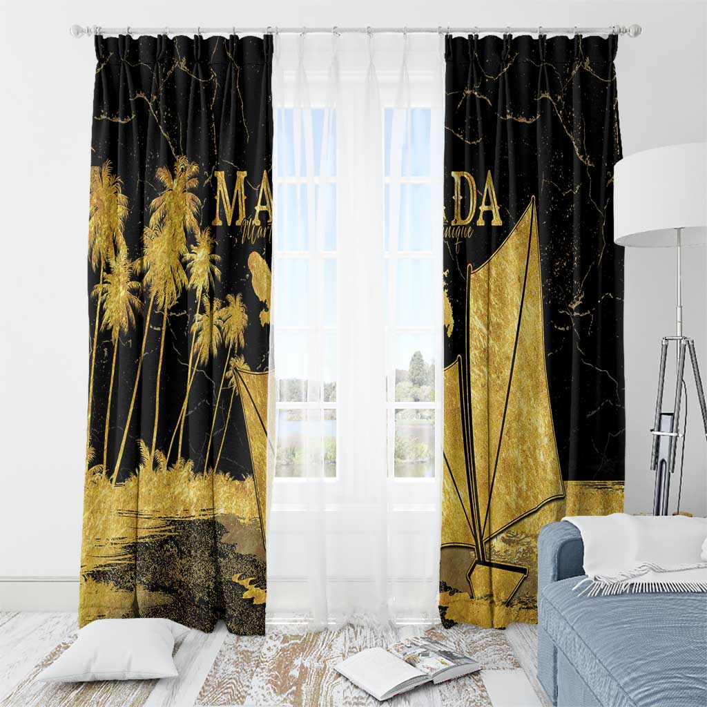 Mada Martinique Window Curtain Martinique Yole Gold