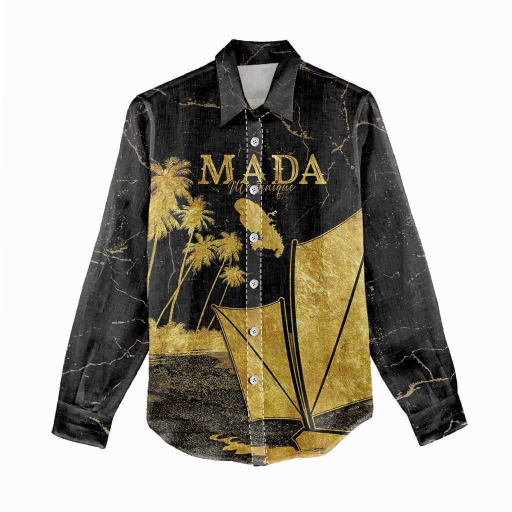 Mada Martinique Women Casual Shirt Martinique Yole Gold