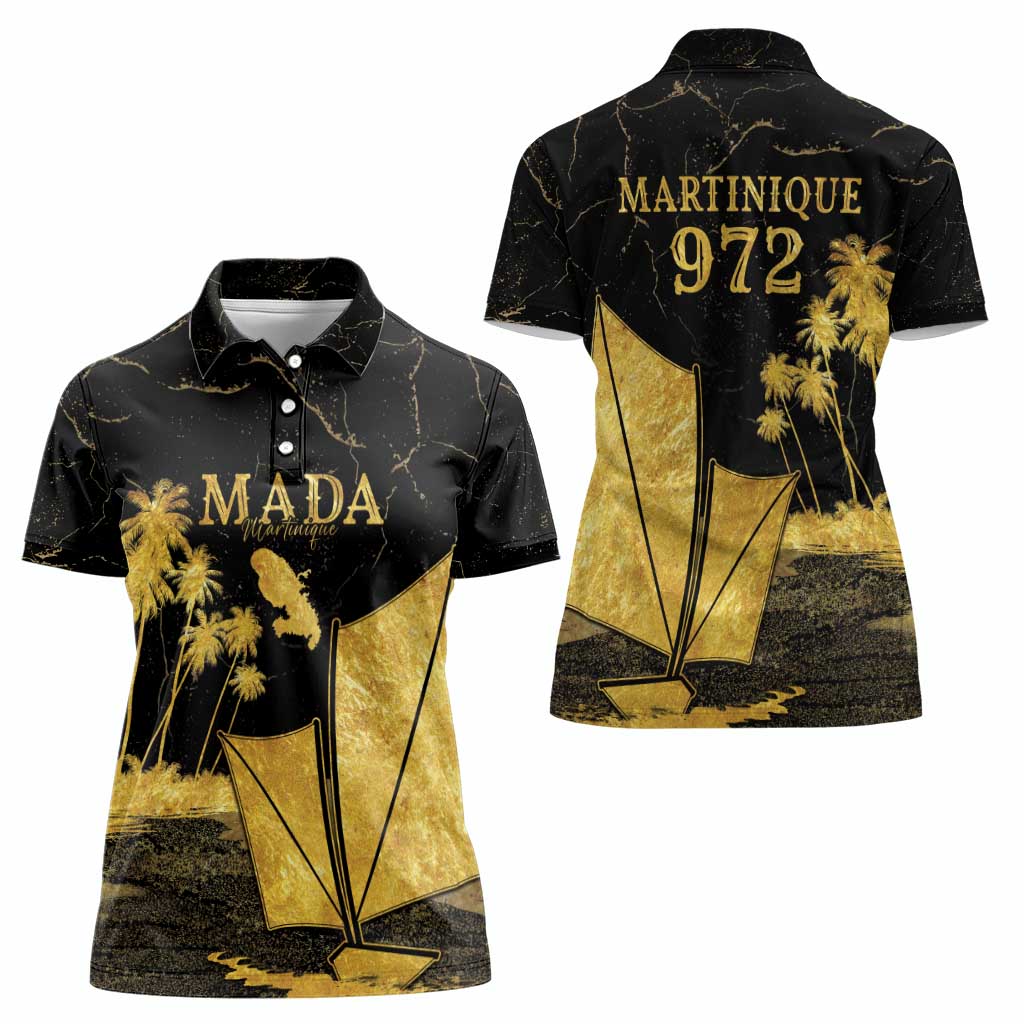 Mada Martinique Women Polo Shirt Martinique Yole Gold