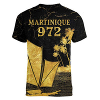 Mada Martinique Women V-Neck T-Shirt Martinique Yole Gold