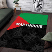 Martinique Area Rug Simple Style With Palm Leaf Pattern