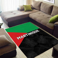 Martinique Area Rug Simple Style With Palm Leaf Pattern
