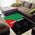 Martinique Area Rug Simple Style With Palm Leaf Pattern