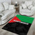 Martinique Area Rug Simple Style With Palm Leaf Pattern