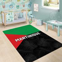 Martinique Area Rug Simple Style With Palm Leaf Pattern