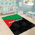 Martinique Area Rug Simple Style With Palm Leaf Pattern