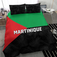 Martinique Bedding Set Simple Style With Palm Leaf Pattern