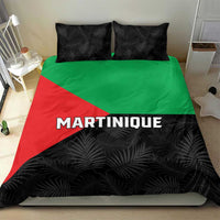 Martinique Bedding Set Simple Style With Palm Leaf Pattern