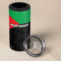 Personalized Martinique 4 in 1 Can Cooler Tumbler Simple Style With Palm Leaf Pattern
