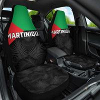 Martinique Car Seat Cover Simple Style With Palm Leaf Pattern