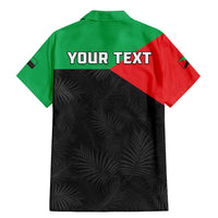 Personalized Martinique Family Matching Mermaid Dress and Hawaiian Shirt Simple Style With Palm Leaf Pattern