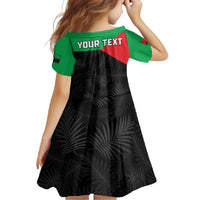 Personalized Martinique Family Matching Off Shoulder Maxi Dress and Hawaiian Shirt Simple Style With Palm Leaf Pattern