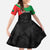 Personalized Martinique Family Matching Summer Maxi Dress and Hawaiian Shirt Simple Style With Palm Leaf Pattern