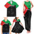 Personalized Martinique Family Matching Tank Maxi Dress and Hawaiian Shirt Simple Style With Palm Leaf Pattern