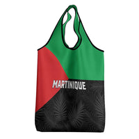 Martinique Grocery Bag Simple Style With Palm Leaf Pattern
