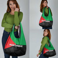 Martinique Grocery Bag Simple Style With Palm Leaf Pattern