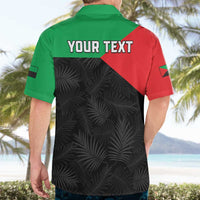 Personalized Martinique Hawaiian Shirt Simple Style With Palm Leaf Pattern