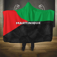 Martinique Hooded Blanket Simple Style With Palm Leaf Pattern