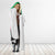 Martinique Hooded Blanket Simple Style With Palm Leaf Pattern