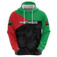 Personalized Martinique Hoodie Simple Style With Palm Leaf Pattern