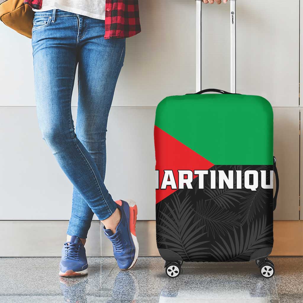 Martinique Luggage Cover Simple Style With Palm Leaf Pattern