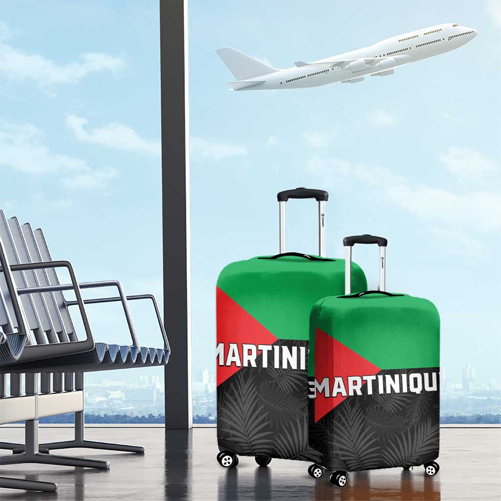 Martinique Luggage Cover Simple Style With Palm Leaf Pattern