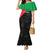 Personalized Martinique Mermaid Dress Simple Style With Palm Leaf Pattern