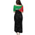 Personalized Martinique Puletasi Simple Style With Palm Leaf Pattern