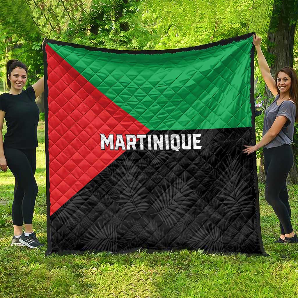 Martinique Quilt Simple Style With Palm Leaf Pattern