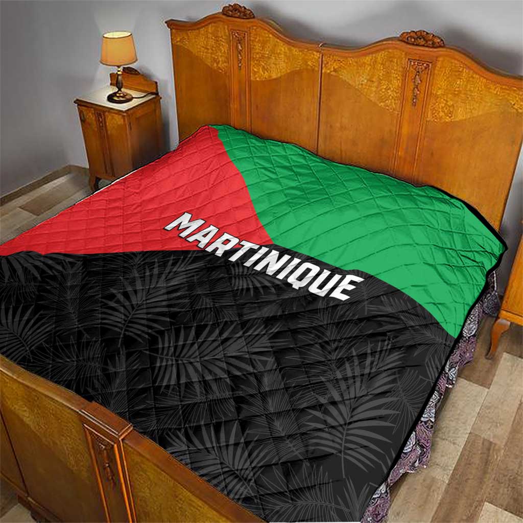 Martinique Quilt Simple Style With Palm Leaf Pattern