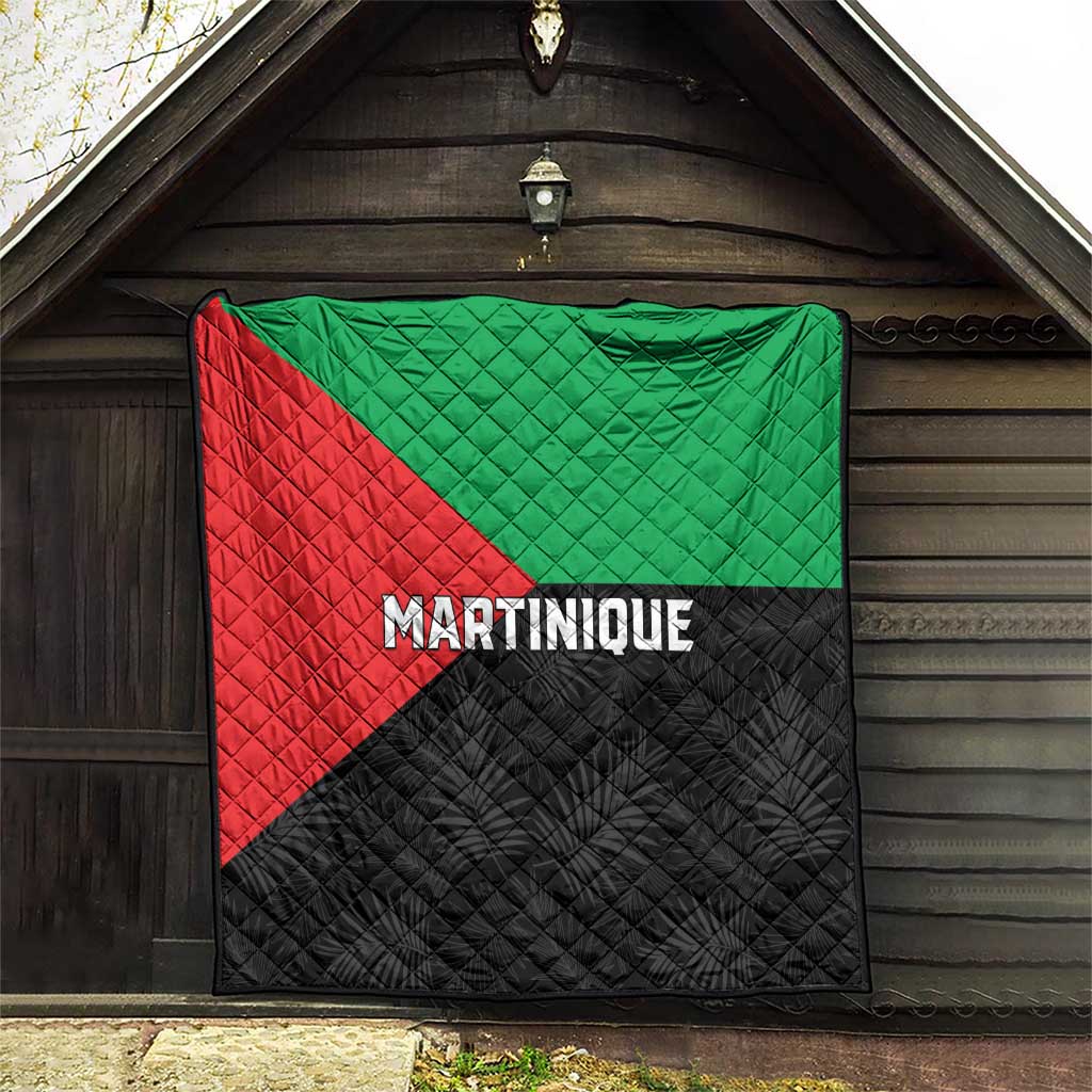 Martinique Quilt Simple Style With Palm Leaf Pattern