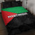 Martinique Quilt Bed Set Simple Style With Palm Leaf Pattern
