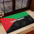 Martinique Rubber Doormat Simple Style With Palm Leaf Pattern