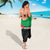 Martinique Sarong Simple Style With Palm Leaf Pattern