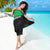 Martinique Sarong Simple Style With Palm Leaf Pattern