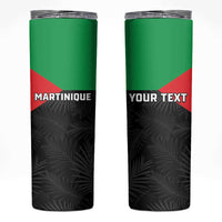 Personalized Martinique Skinny Tumbler Simple Style With Palm Leaf Pattern