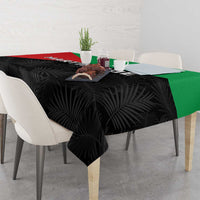 Martinique Tablecloth Simple Style With Palm Leaf Pattern