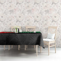 Martinique Tablecloth Simple Style With Palm Leaf Pattern