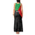 Personalized Martinique Tank Maxi Dress Simple Style With Palm Leaf Pattern