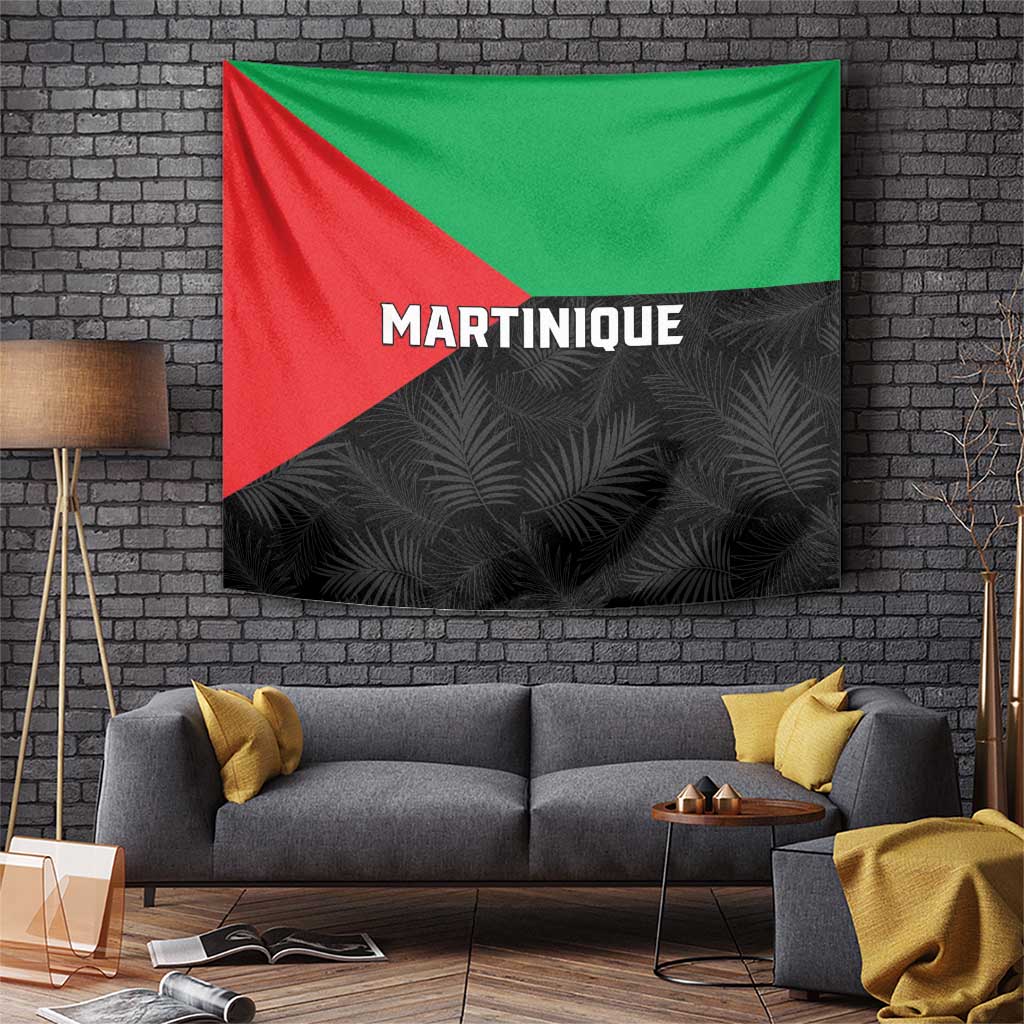 Martinique Tapestry Simple Style With Palm Leaf Pattern