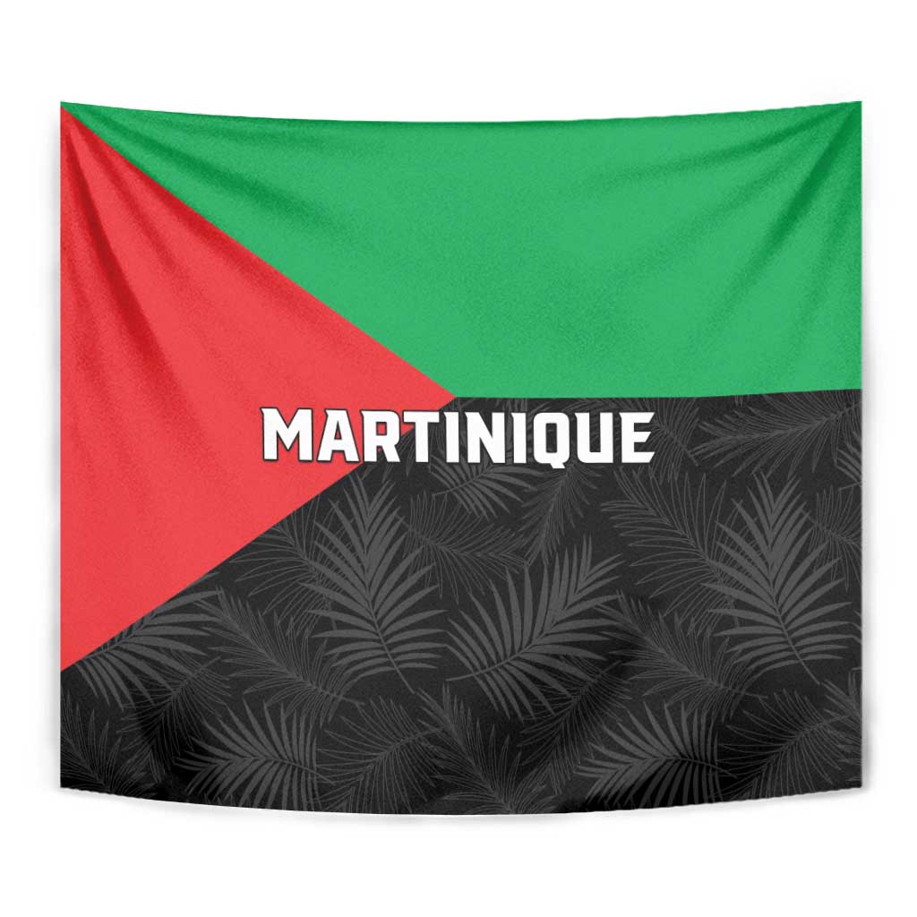 Martinique Tapestry Simple Style With Palm Leaf Pattern