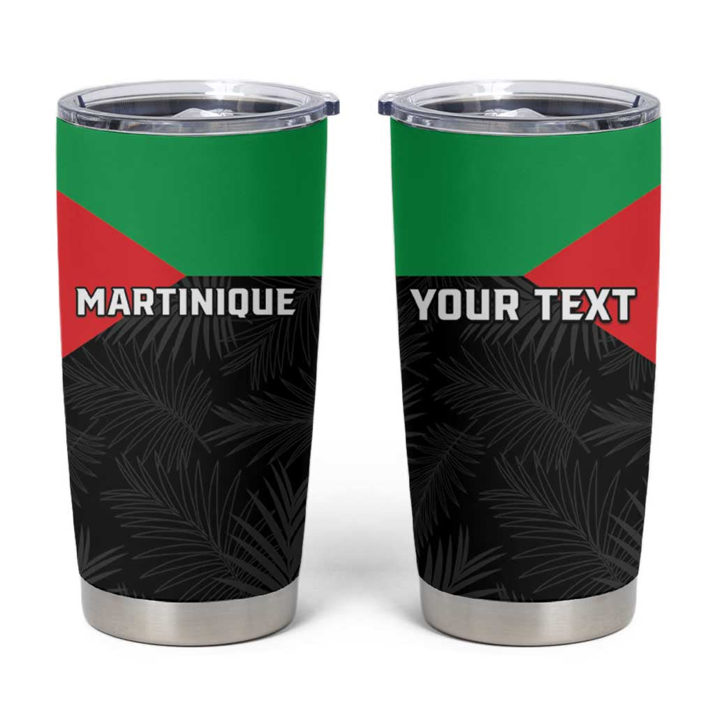 Personalized Martinique Tumbler Cup Simple Style With Palm Leaf Pattern