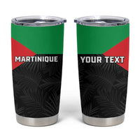 Personalized Martinique Tumbler Cup Simple Style With Palm Leaf Pattern