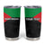 Personalized Martinique Tumbler Cup Simple Style With Palm Leaf Pattern