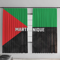 Martinique Window Curtain Simple Style With Palm Leaf Pattern